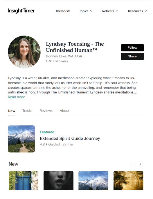 Insight Timer Meditations